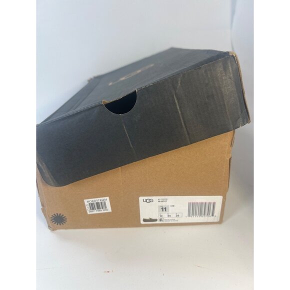 Ugg Ascot Chestnut Suede Men Winter Slippers With Shearling Lining Size 11 - Picture 12 of 12